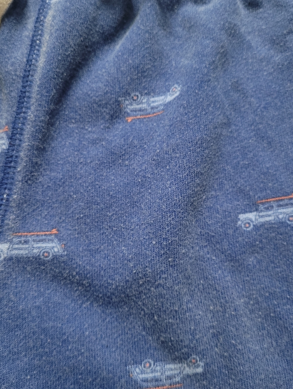 The Childrens Place 3T Retro Beach Bum Raw Hem Pull On Summer Shorts Blue Car - Picture 7 of 7